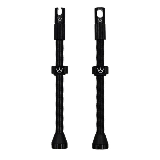 Peatys Tubeless Valves 80mm Black (Pair)