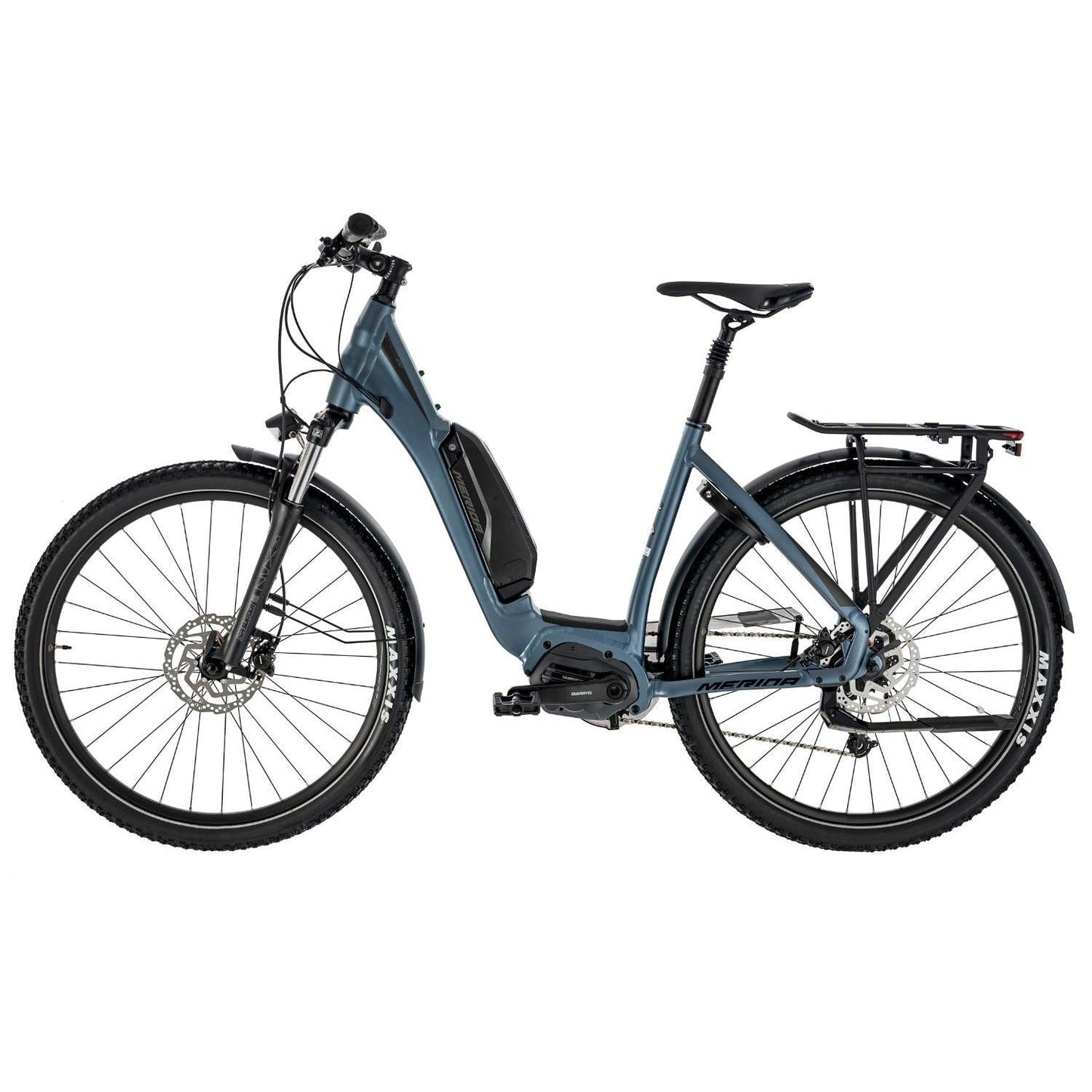 Merida eSpresso CC 400 SE EQ 504Wh Electric Hybrid Bike Silk Blue Steel/Black