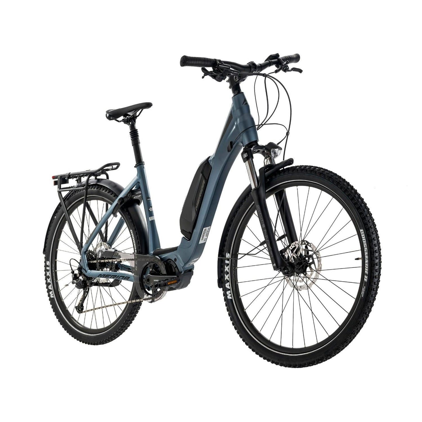 Merida eSpresso CC 400 SE EQ 504Wh Electric Hybrid Bike Silk Blue Steel/Black