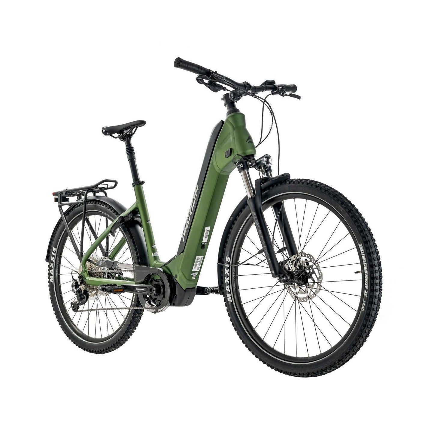 Merida eSpresso CC 400 EQ 630Wh Electric Hybrid Bike Matt Fog Green/Black