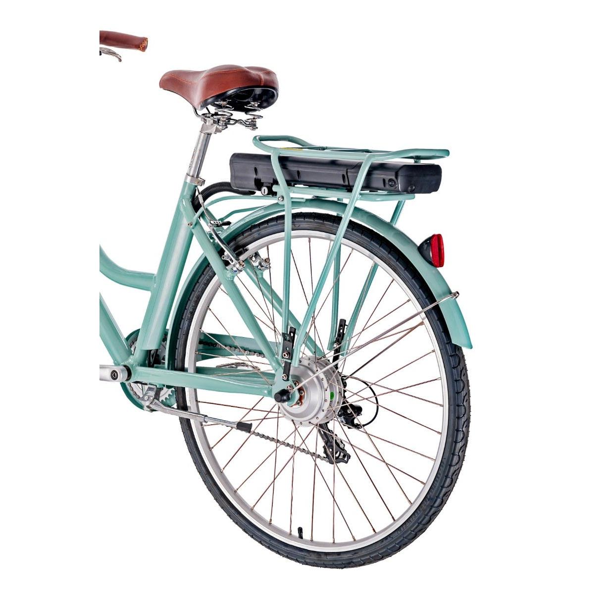 Pedal Uptown ELC Electric Vintage Cruiser Bike Sage