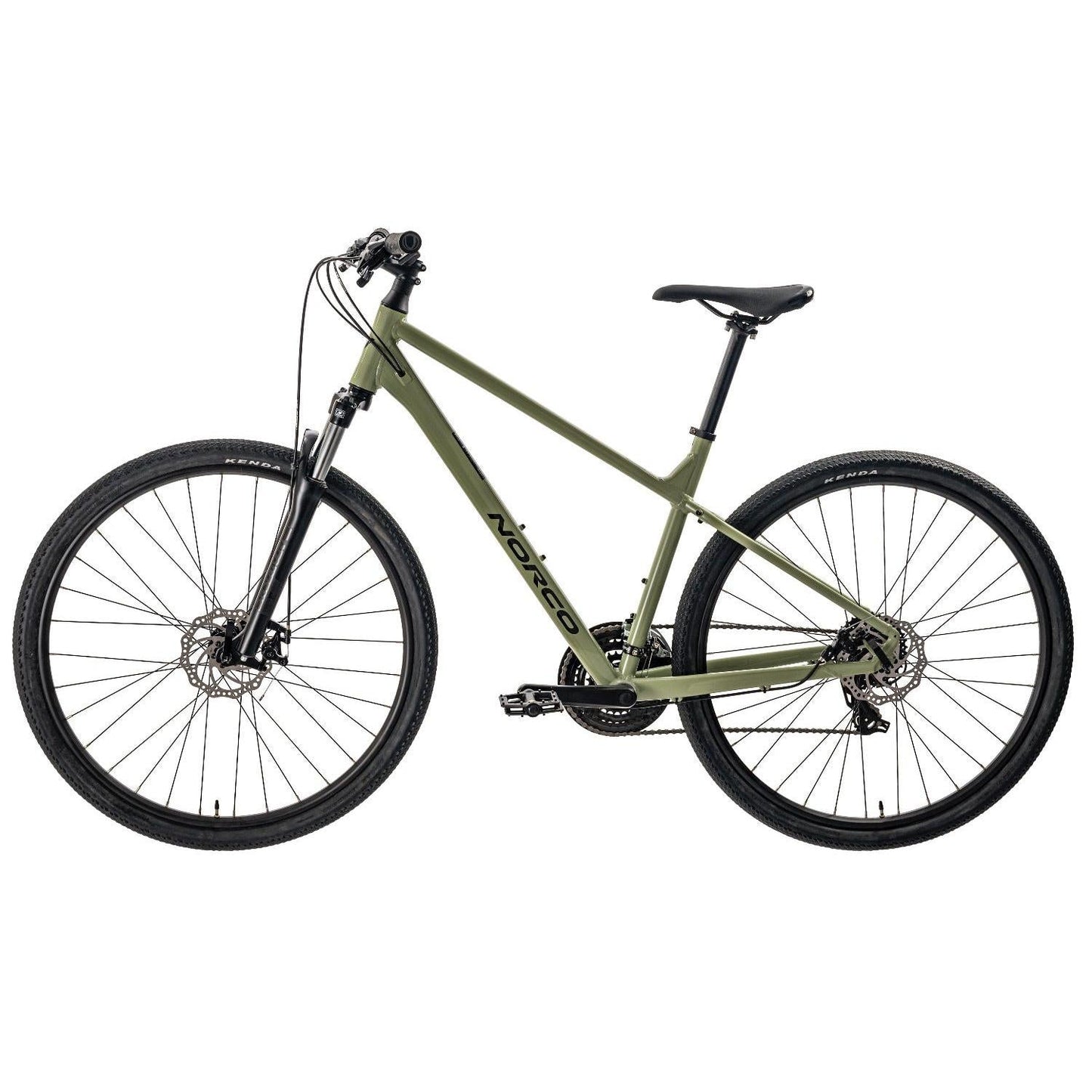 Norco XFR 3 Hybrid Bike Green/Black