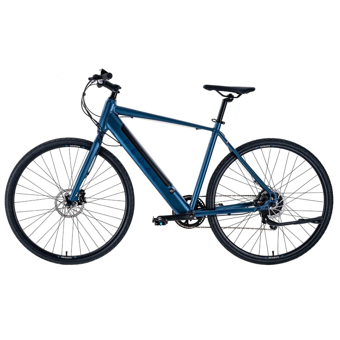 Pedal Dodger Electric Flat Bar Road Bike Blue