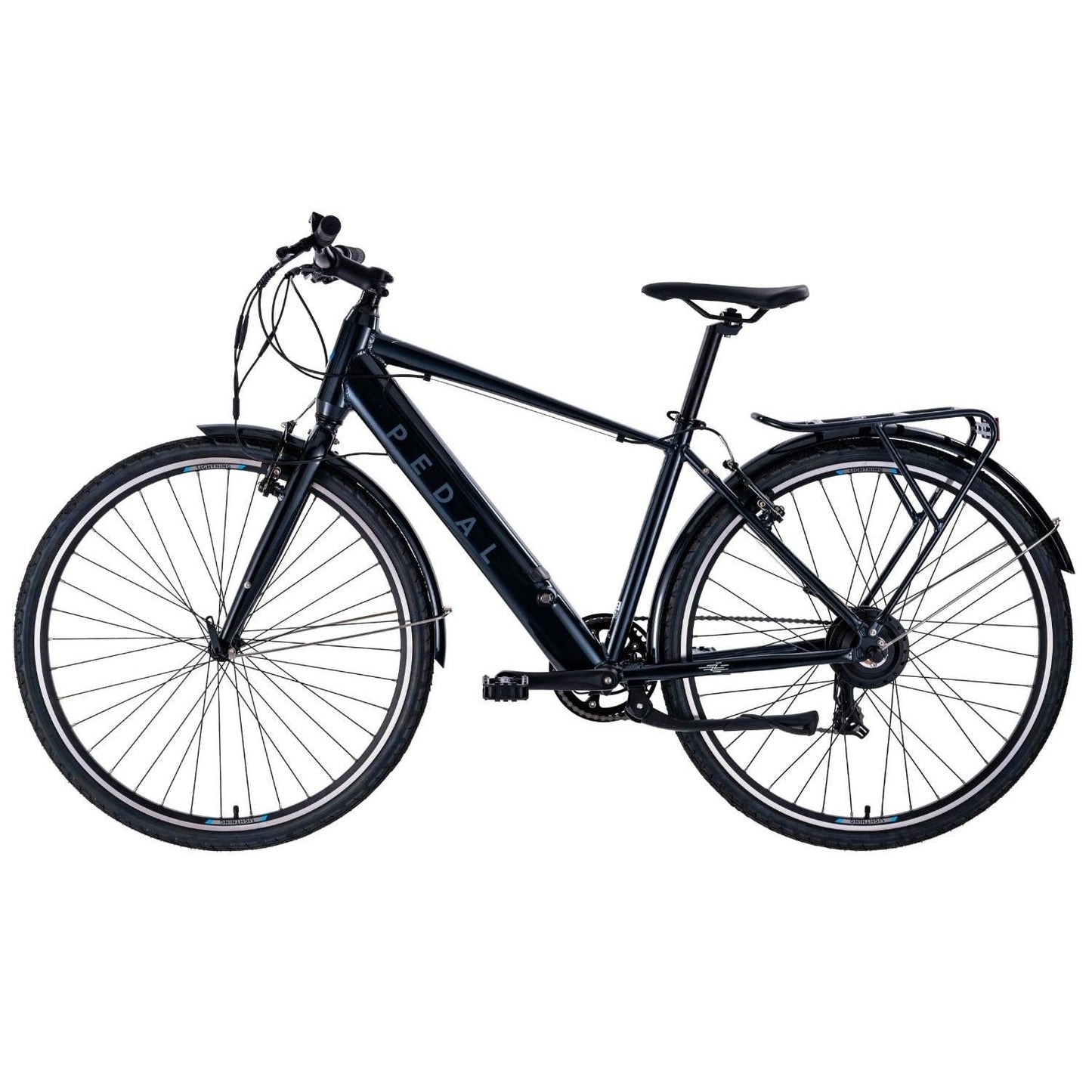 Pedal Lightning 27.5 Electric Hybrid Bike Black