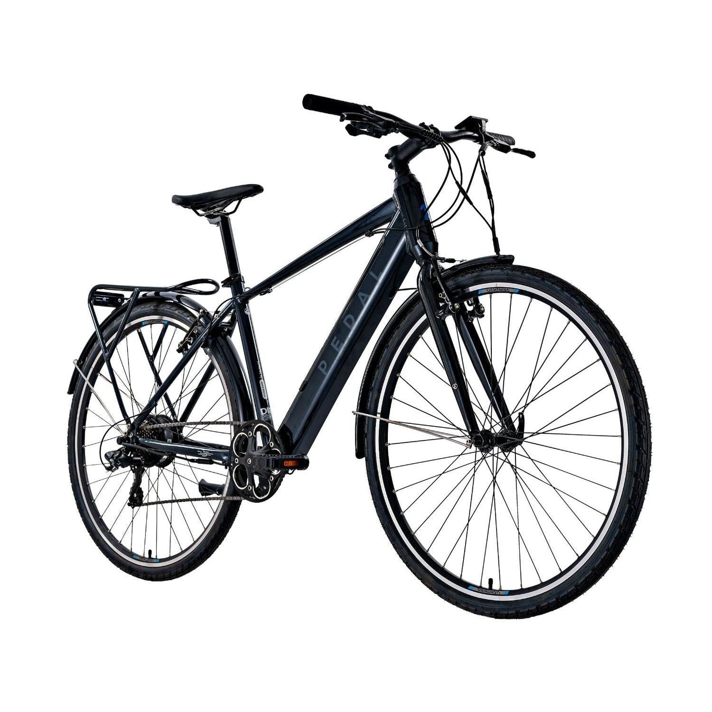 Pedal Lightning 27.5 Electric Hybrid Bike Black