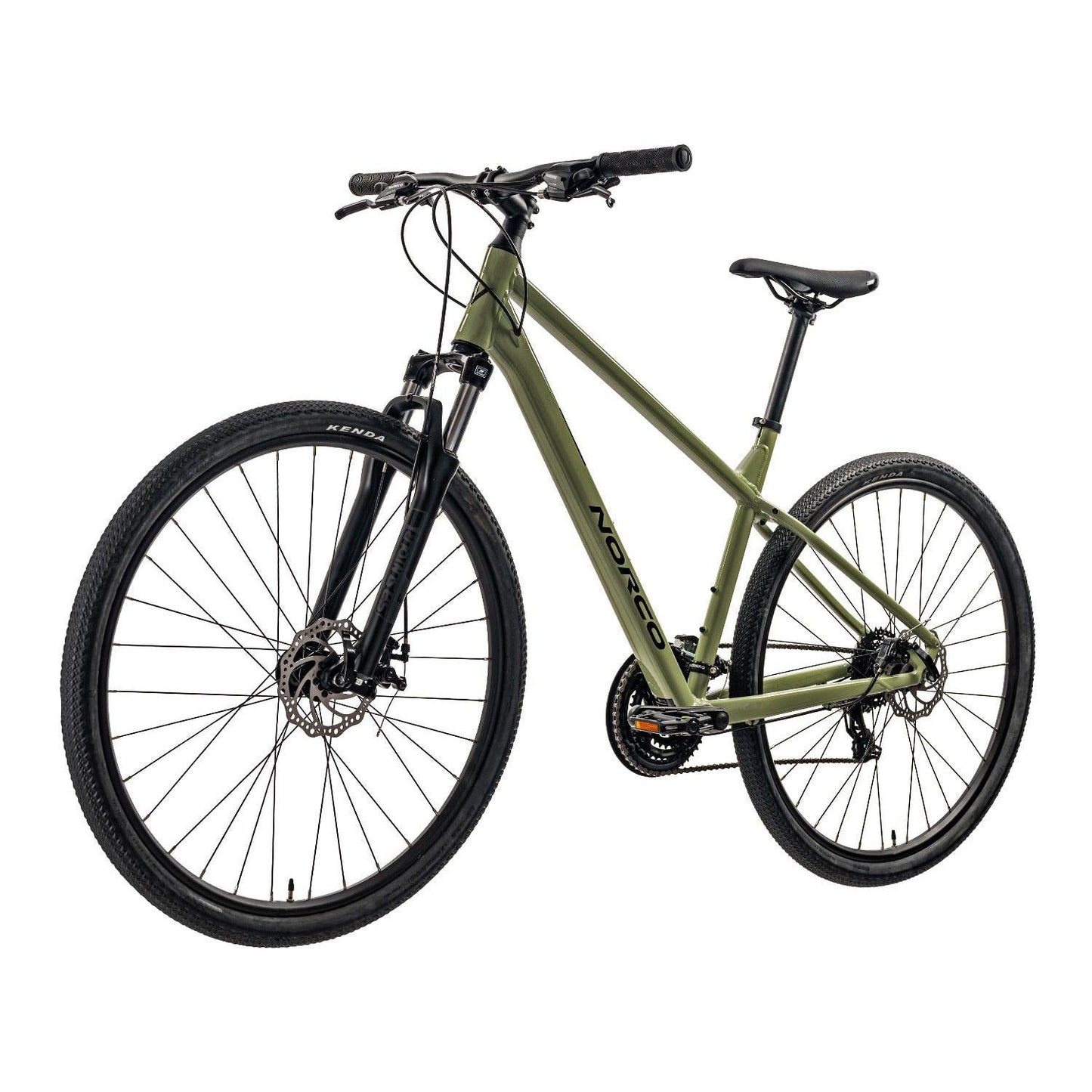 Norco XFR 3 Hybrid Bike Green/Black