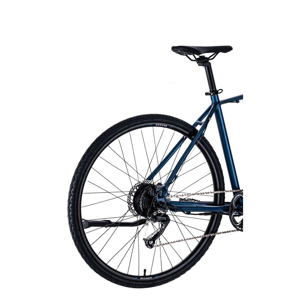 Pedal Dodger Electric Flat Bar Road Bike Blue