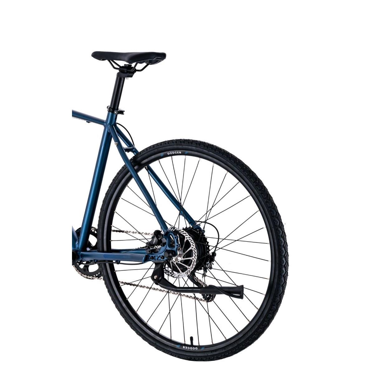 Pedal Dodger Electric Flat Bar Road Bike Blue