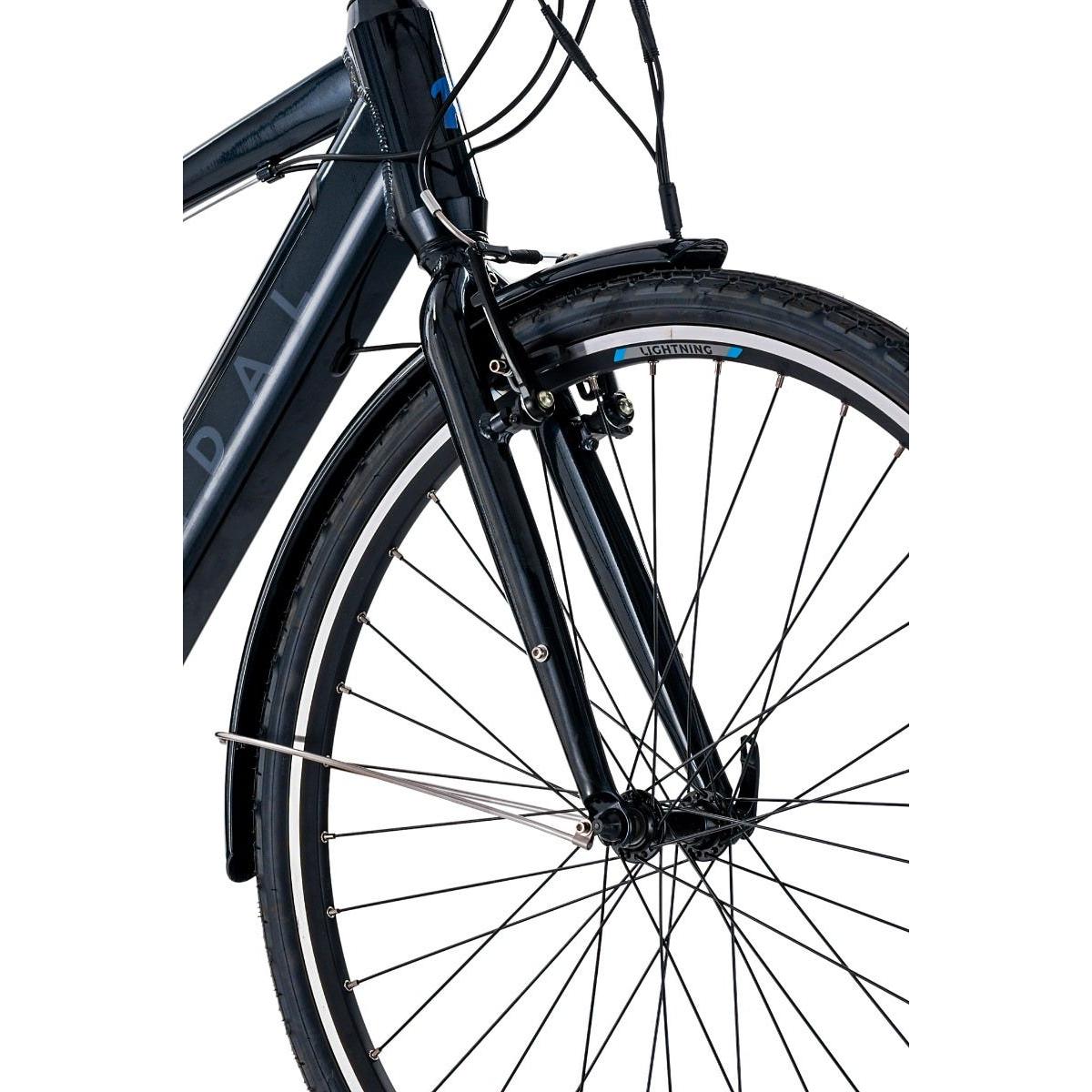 Pedal Lightning 27.5 Electric Hybrid Bike Black