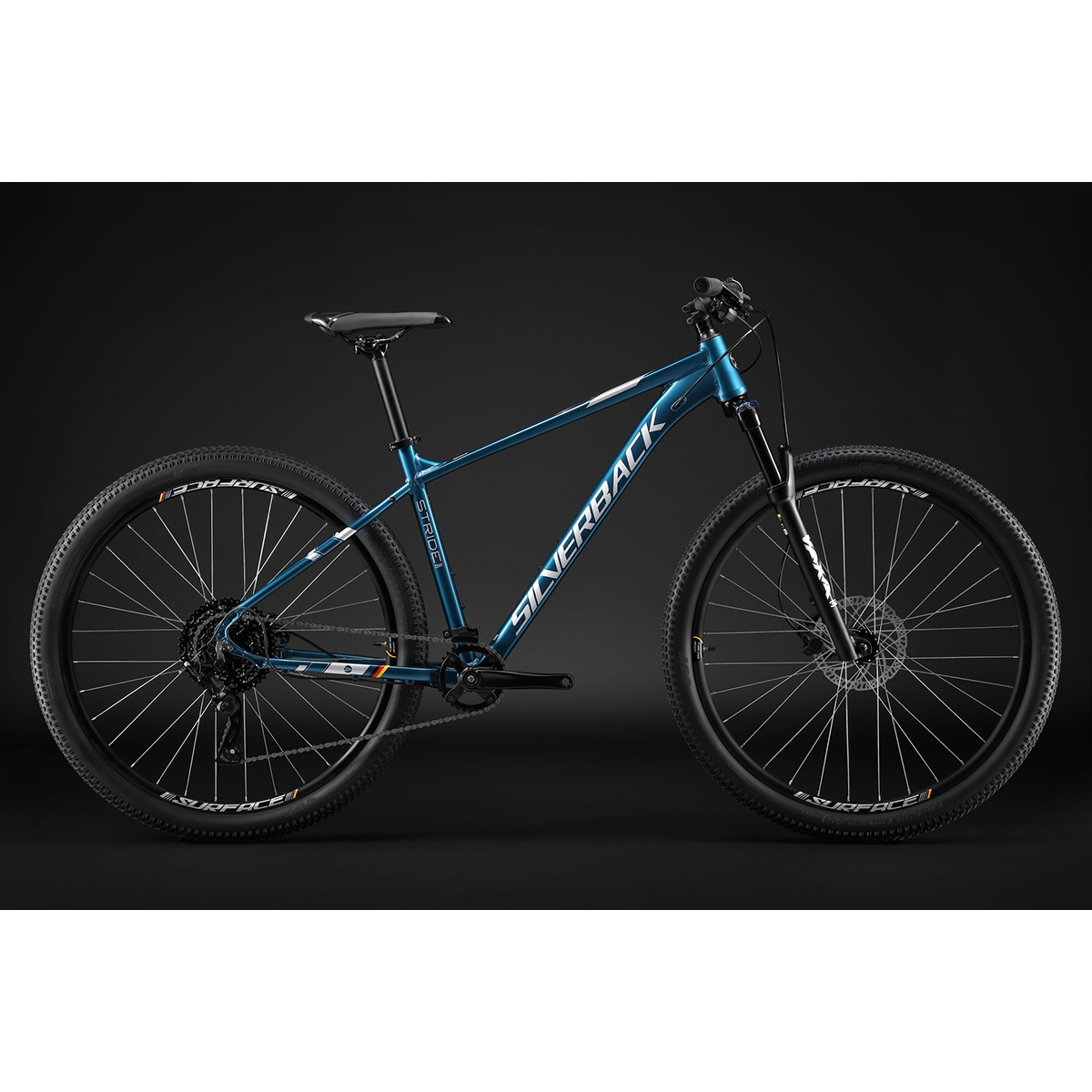 Silverback Stride Comp 29'' Mountain Bike Metallic Blue Silver