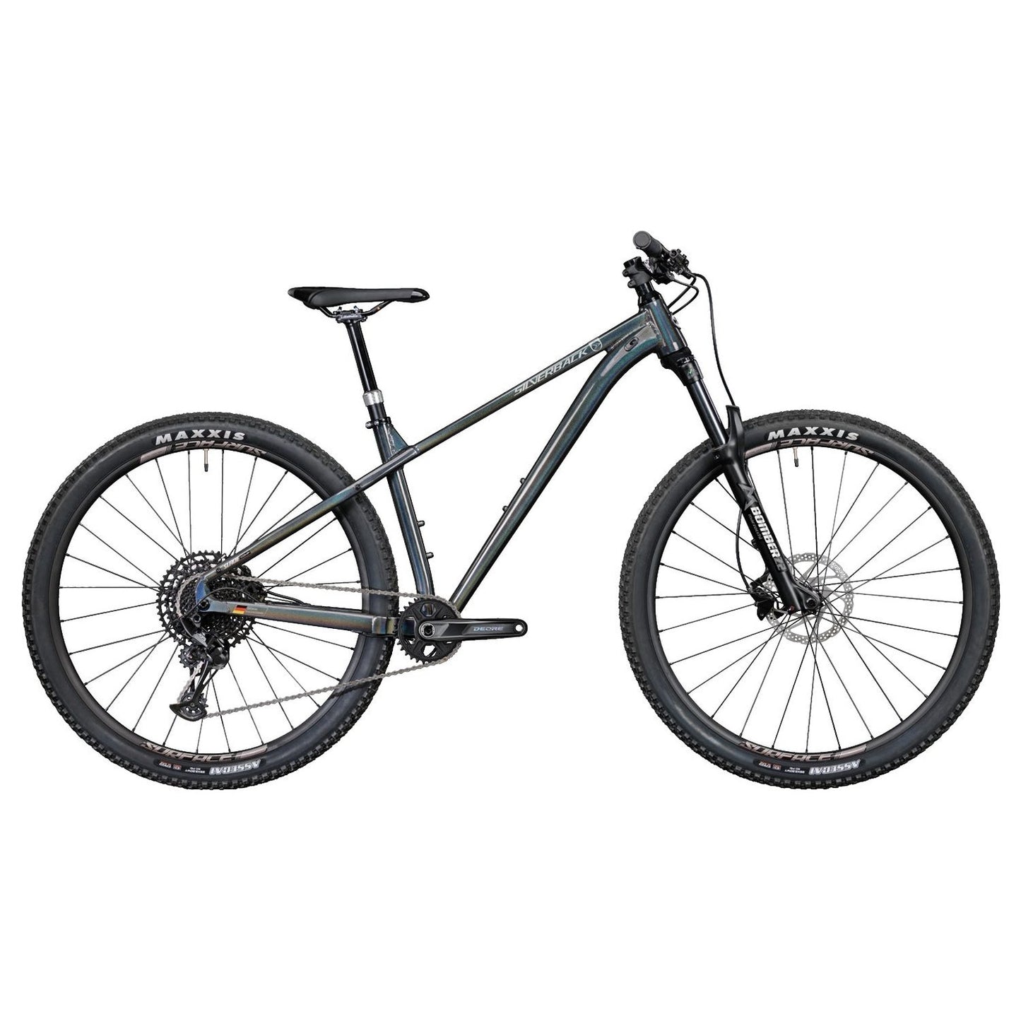 Silverback Slade Pro 29'' Hardtail Mountain Bike Rainbow Silver