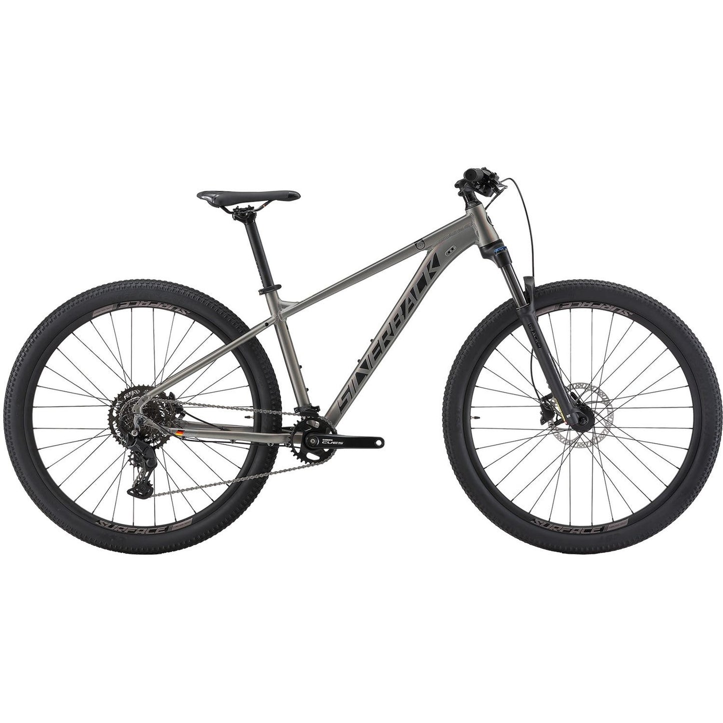Silverback Stride 27 Adventure Hardtail Mountain Bike Gloss Rainbow Pearl/Matt Black