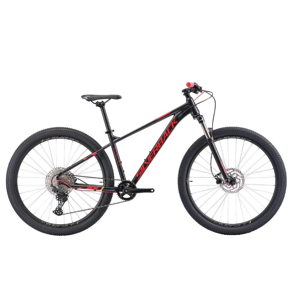 Silverback Stride Elite 27.5'' Mountain Bike Charcoal/Watermelon