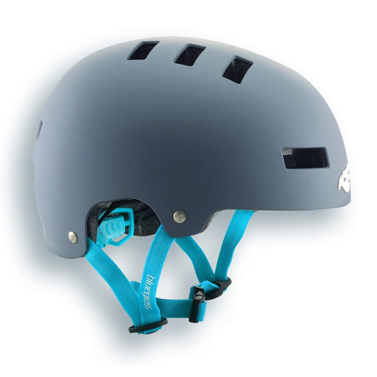 Bluegrass Super Bold Helmet Grey/Cyan