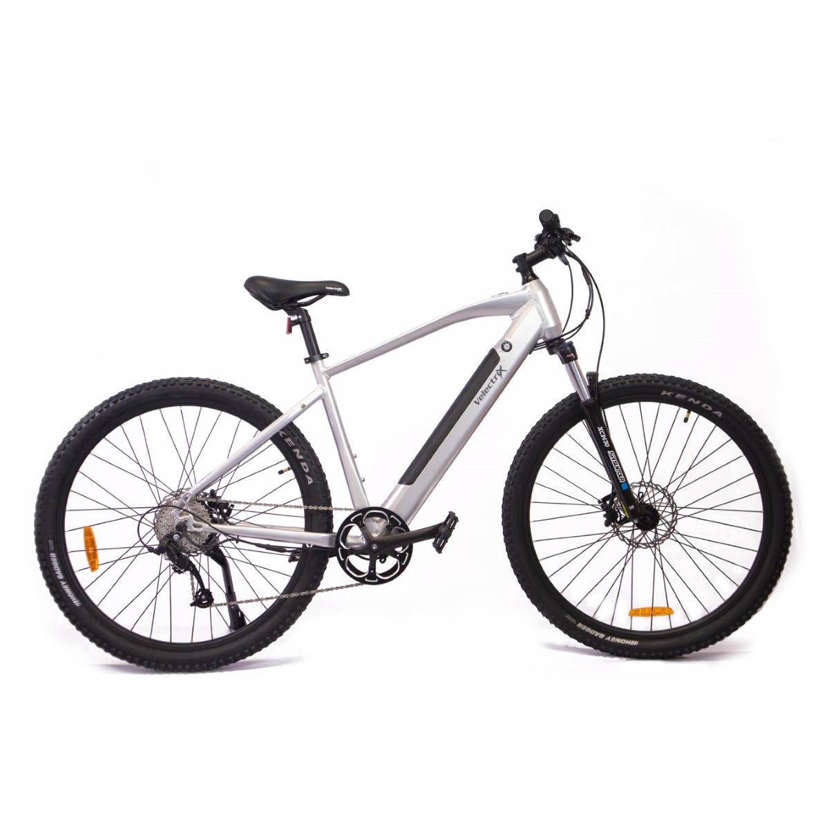 VelectriX Ascent 29'' Electric Hardtail Mountain Bike Silver