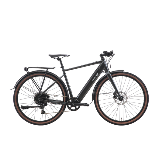 VelectriX Stray Flat Bar Electric Hybrid Bike Basalt