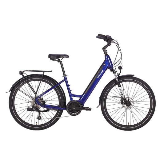 VelectriX Urban Pulse Step Through Electric Hybrid Bike Blue