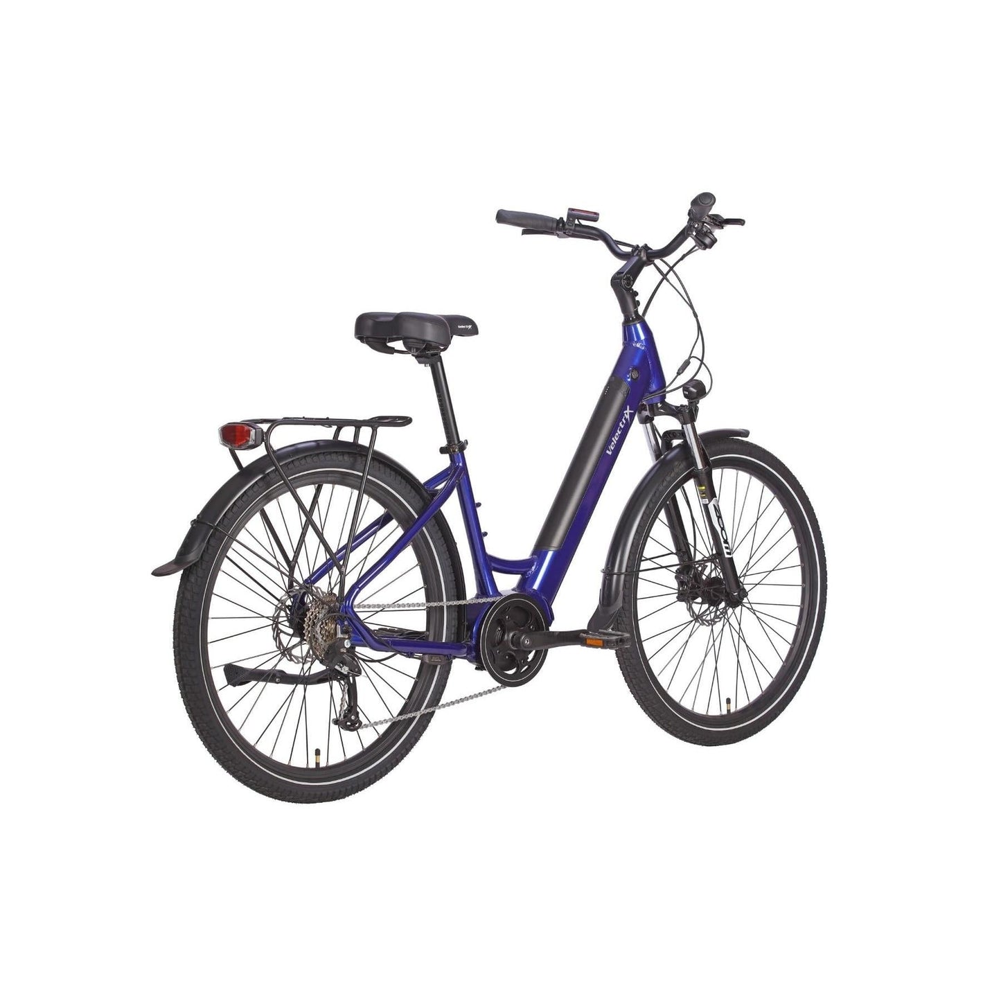 VelectriX Urban Pulse Step Through Electric Hybrid Bike Blue