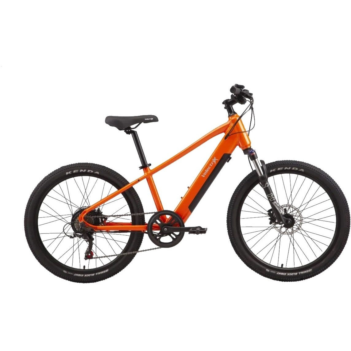 VelectriX Hurricane 24'' Electric Kids Bike Orange
